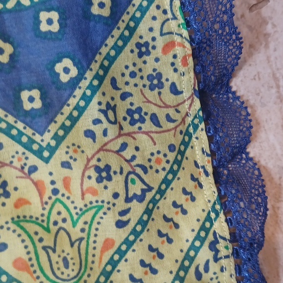 Free People Multi-Colored Design Print Cotton Nightie - Picture 2 of 9